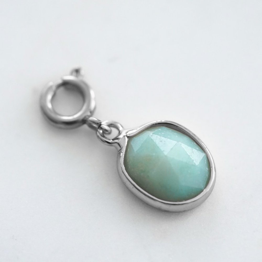 Maker Collection Silver Solar Oval Charm